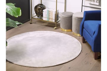 Brinckman Viskosematte Rund 140 cm - Lysegrå - Tekstiler & tepper - Teppe & matte - Moderne matte - Viskosematter