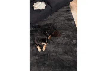 Indra Viskoseteppe 250x350 - Mørkegrå - Tekstiler & tepper - Teppe & matte - Moderne matte - Viskosematter