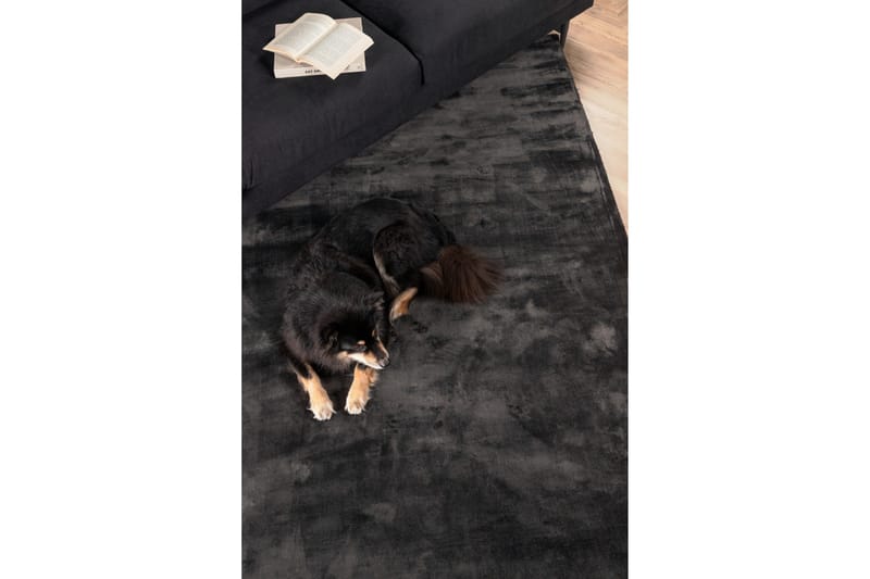 Indra Viskoseteppe 250x350 - Mørkegrå - Tekstiler & tepper - Teppe & matte - Moderne matte - Viskosematter