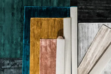 Indra Viskoseteppe 250x350 - Mørkegrå - Tekstiler & tepper - Teppe & matte - Moderne matte - Viskosematter