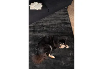 Indra Viskoseteppe 250x350 - Mørkegrå - Tekstiler & tepper - Teppe & matte - Moderne matte - Viskosematter