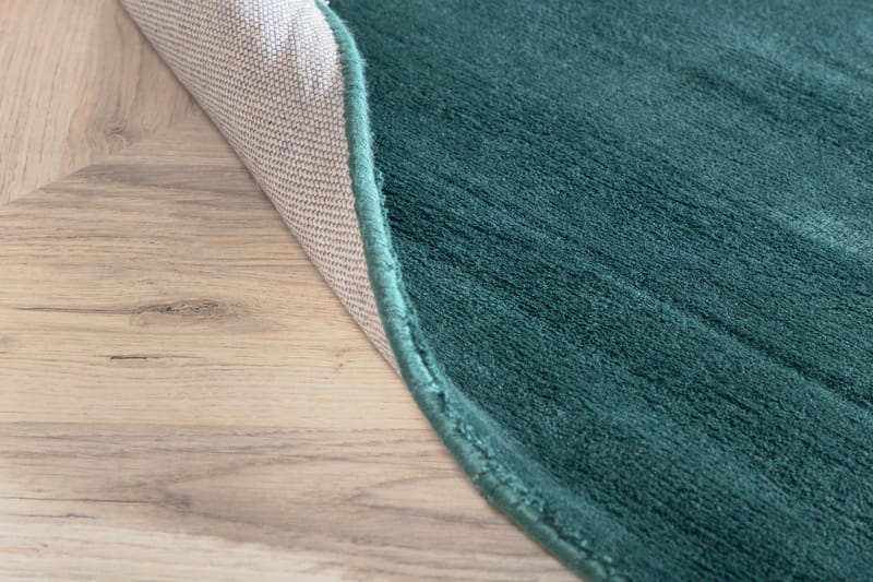 Indra Viskosmatte 200x300 - Grøn - Tekstiler & tepper - Teppe & matte - Moderne matte - Viskosematter