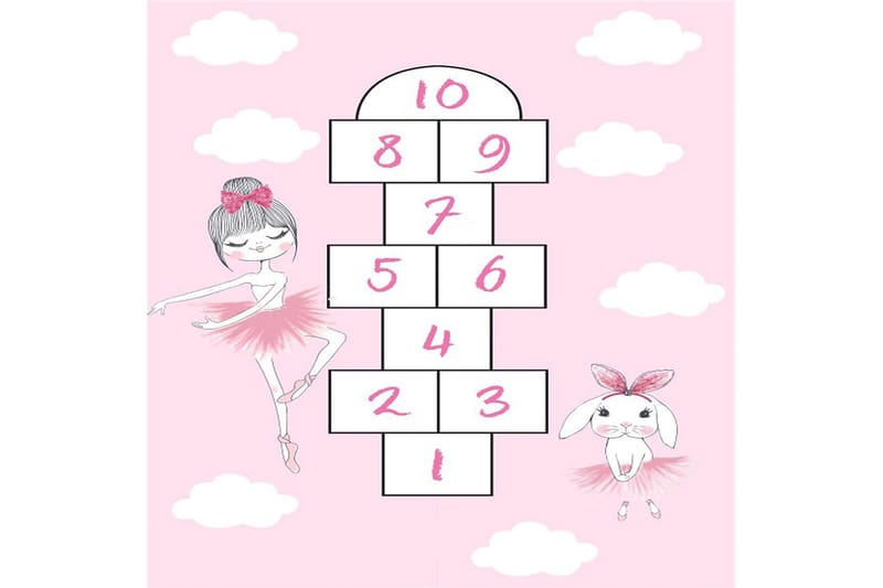 Matte (100x200) Homefesto 5 - Flerfarget - Tekstiler & tepper - Teppe & matte - Moderne matte - Viskosematter