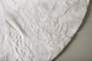 Nina Polyestermatte Rund 200 cm - Hvit - Tekstiler & tepper - Teppe & matte - Moderne matte - Viskosematter