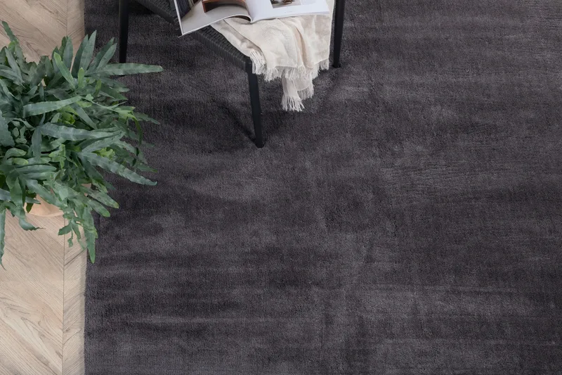 Undra Viskosematte 250x350 - Mørkegrå - Tekstiler & tepper - Teppe & matte - Moderne matte - Viskosematter