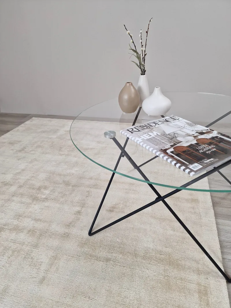 Viskoseteppe KM Home Tribec Sand 200x300 cm - Tekstiler & tepper - Teppe & matte - Moderne matte - Viskosematter