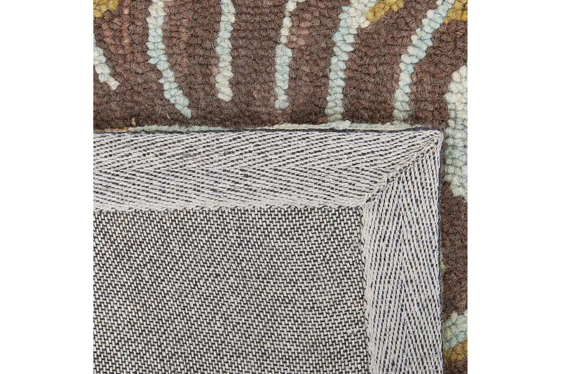 Vize Ullteppe 200x200 cm - Brun - Tekstiler & tepper - Teppe & matte - Moderne matte - Ullteppe