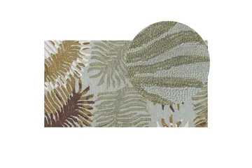 Vize Ullteppe 80x150 cm Kvadratisk - Brun - Tekstiler & tepper - Teppe & matte - Moderne matte - Ullteppe