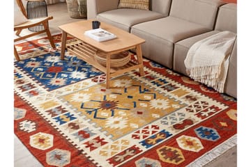 Voskehat Ullteppe 200x300 cm - Rød - Tekstiler & tepper - Teppe & matte - Moderne matte - Ullteppe