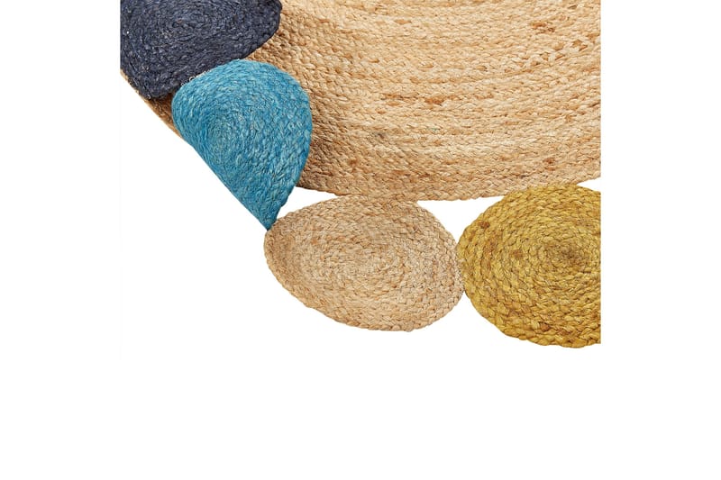 Vostan Juteteppe 140 cm Rund - Beige - Tekstiler & tepper - Teppe & matte - Moderne matte - Jutematter & hampematter