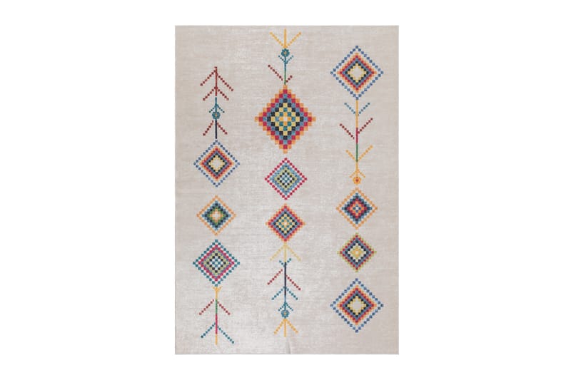 Wiltonmatte Gizmo Aztec 200x290 cm Vaskbar - Friezematte - Wiltontepper