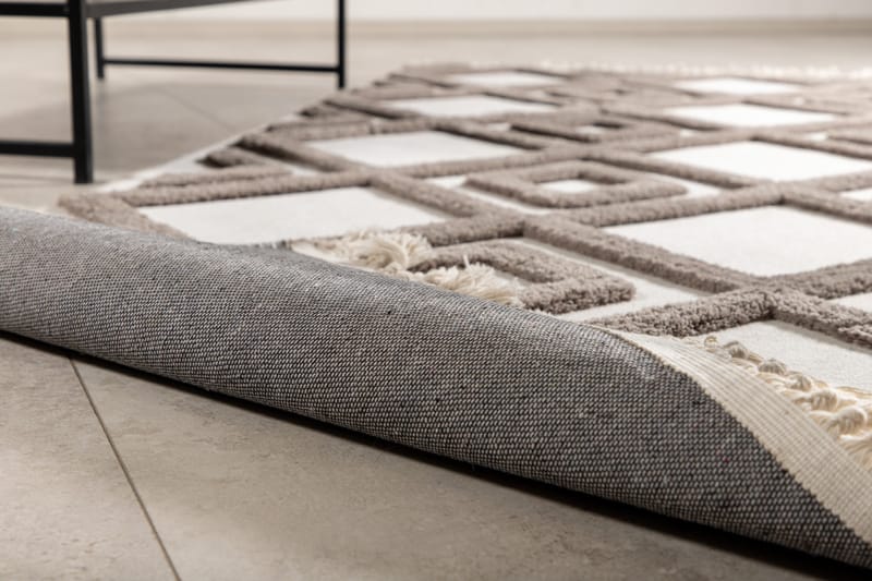 Wiltonmatte Palmvalley 200x300 cm Nougat - Brun - Friezematte - Wiltontepper - Store tepper