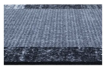 Wiltonteppe og friezeteppe KM Home Trendy Antracit 80x250 cm - Antrasitt - Tekstiler & tepper - Teppe & matte - Moderne matte - Gangmatter