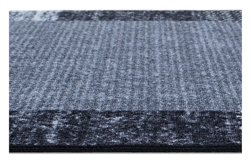 Wiltonteppe og friezeteppe KM Home Trendy Antracit 80x250 cm - Antrasitt - Tekstiler & tepper - Teppe & matte - Moderne matte - Gangmatter