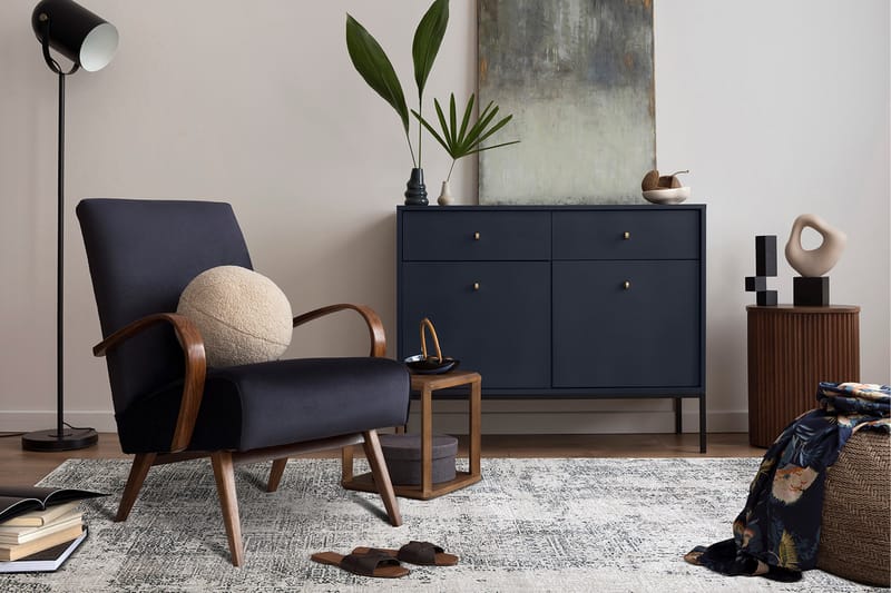 Wiltonteppe Viney 230x340 Rektangulær - Grå - Tekstiler & tepper - Teppe & matte - Moderne matte - Friezematte