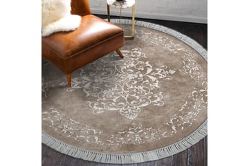 Alanur Home Matte 100x100 cm - Beige - Tekstiler & tepper - Teppe & matte - Moderne matte - Wiltontepper