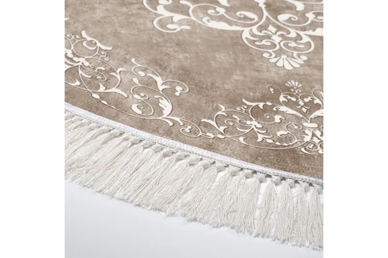 Alanur Home Matte 100x100 cm - Beige - Tekstiler & tepper - Teppe & matte - Moderne matte - Wiltontepper