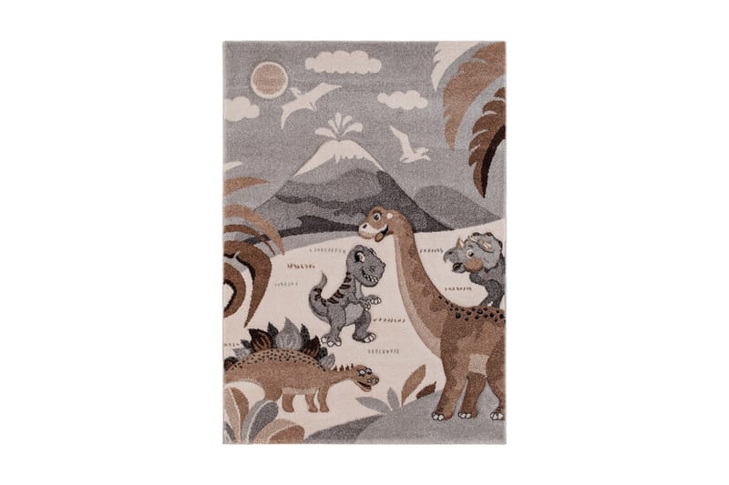 Atlas Jurassic Wiltonmatte 120x170 cm - Grå/Natur - Tekstiler & tepper - Teppe & matte - Moderne matte - Wiltontepper