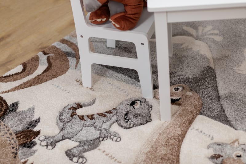 Atlas Jurassic Wiltonmatte 120x170 cm - Grå/Natur - Tekstiler & tepper - Teppe & matte - Moderne matte - Wiltontepper