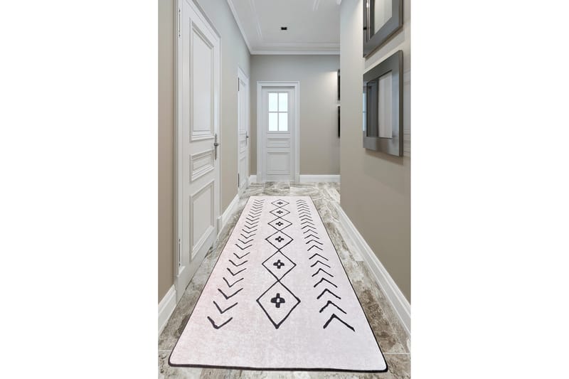 Chilai Matte 100x180 cm, Ecru/Svart