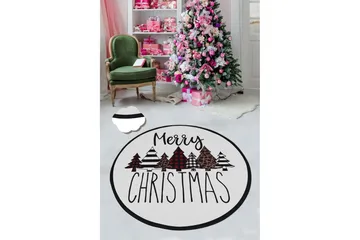 Chilai Matte 120 cm Rund - Hvit/Rød/Svart/Brun - Tekstiler & tepper - Teppe & matte - Moderne matte - Wiltontepper