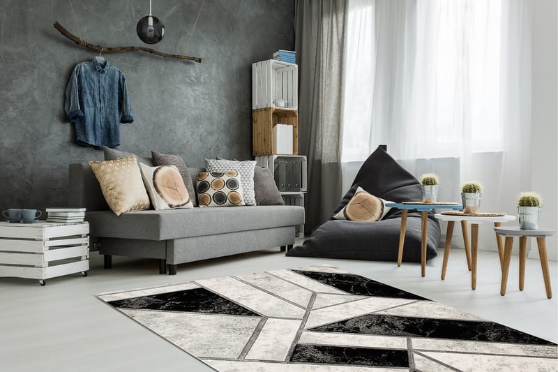 Diamond Spectra Matte 240x340 cm - Sølv - Tekstiler & tepper - Teppe & matte - Moderne matte - Wiltontepper