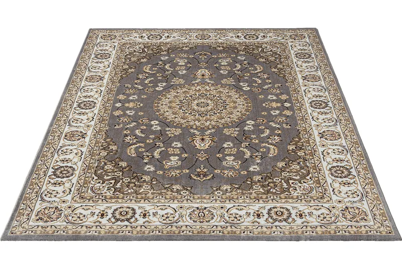 Dubai Medallion Wiltonmatte 200x290 cm - Grå - Tekstiler & tepper - Teppe & matte - Moderne matte - Wiltontepper