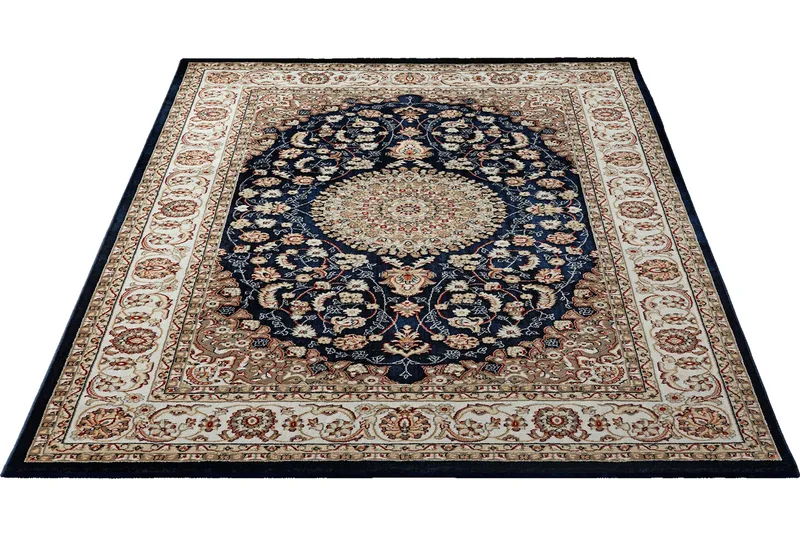Dubai Medallion Wiltonmatte 80x150 cm, Blå