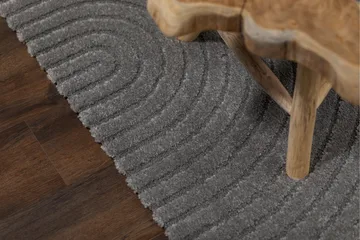 Genova Zen Wiltonmatta 200x290 cm - Grå - Tekstiler & tepper - Teppe & matte - Moderne matte - Wiltontepper