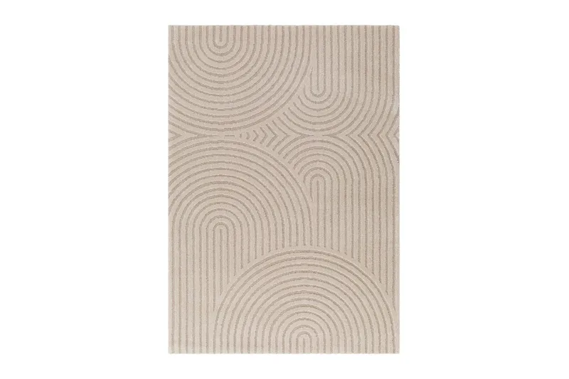 Genova Zen Wiltonmatte 160x230 cm Rektangulær, Lin