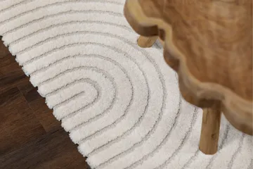 Genova Zen Wiltonmatte 200x290 cm - Hvit - Tekstiler & tepper - Teppe & matte - Moderne matte - Wiltontepper