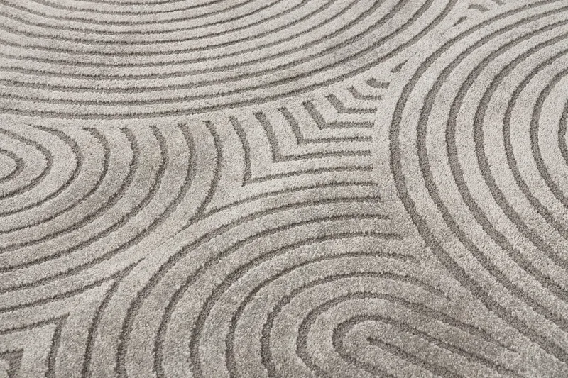 Genova Zen Wiltonmatte 240x340 cm - Grå - Tekstiler & tepper - Teppe & matte - Moderne matte - Wiltontepper