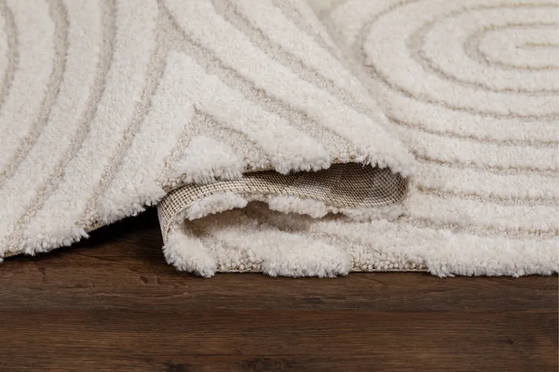 Genova Zen Wiltonmatte 240x340 cm - Hvit - Tekstiler & tepper - Teppe & matte - Moderne matte - Wiltontepper