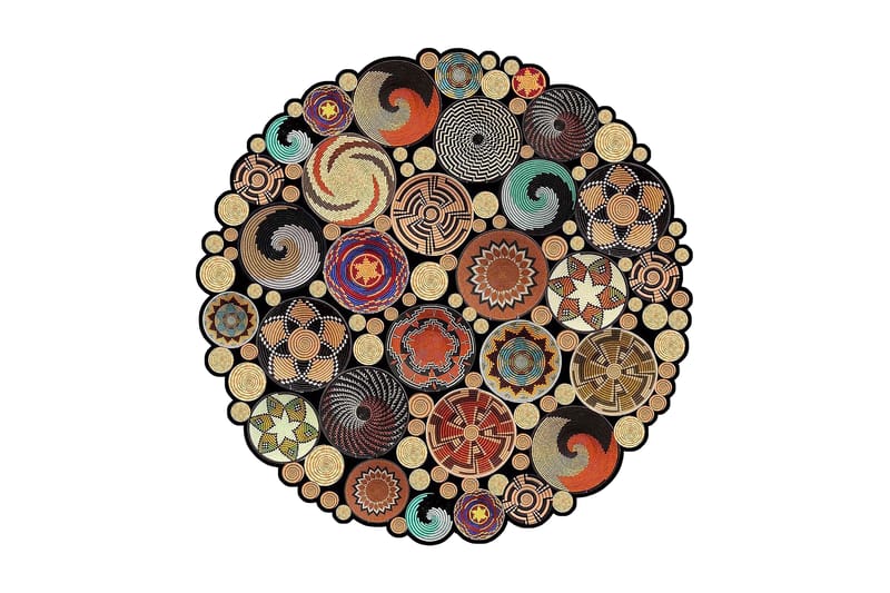 Homefesto Matte 110 cm Rund, Multifarget