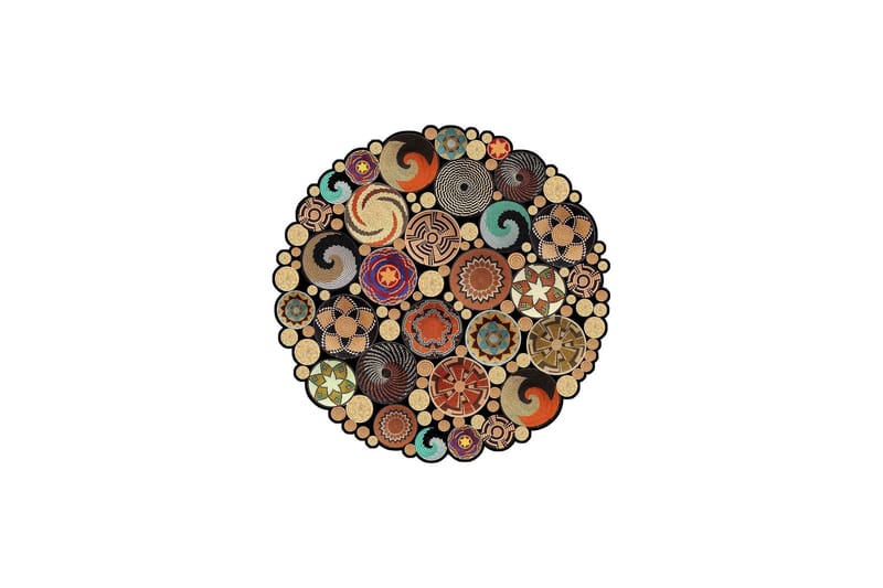 Homefesto Matte 180 cm Rund, Multifarget