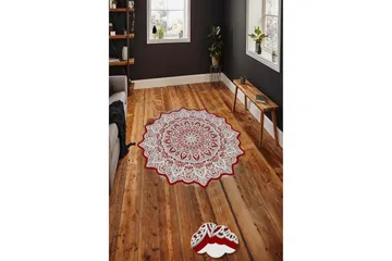 Homefesto Matte 60 cm Rund - Multifarget - Tekstiler & tepper - Teppe & matte - Moderne matte - Wiltontepper