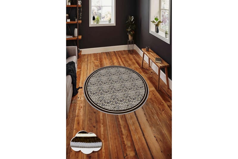 Homefesto Matte 70 cm Rund - Multifarget - Tekstiler & tepper - Teppe & matte - Moderne matte - Wiltontepper