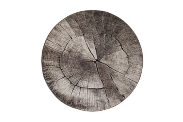 Ibiza Matte Rund 200 Tree - Grå - Tekstiler & tepper - Teppe & matte - Moderne matte - Wiltontepper