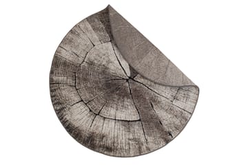 Ibiza Matte Rund 200 Tree - Grå - Tekstiler & tepper - Teppe & matte - Moderne matte - Wiltontepper