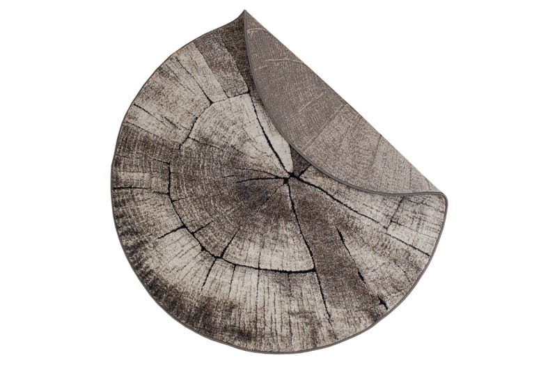 Ibiza Matte Rund 200 Tree - Grå - Tekstiler & tepper - Teppe & matte - Moderne matte - Wiltontepper
