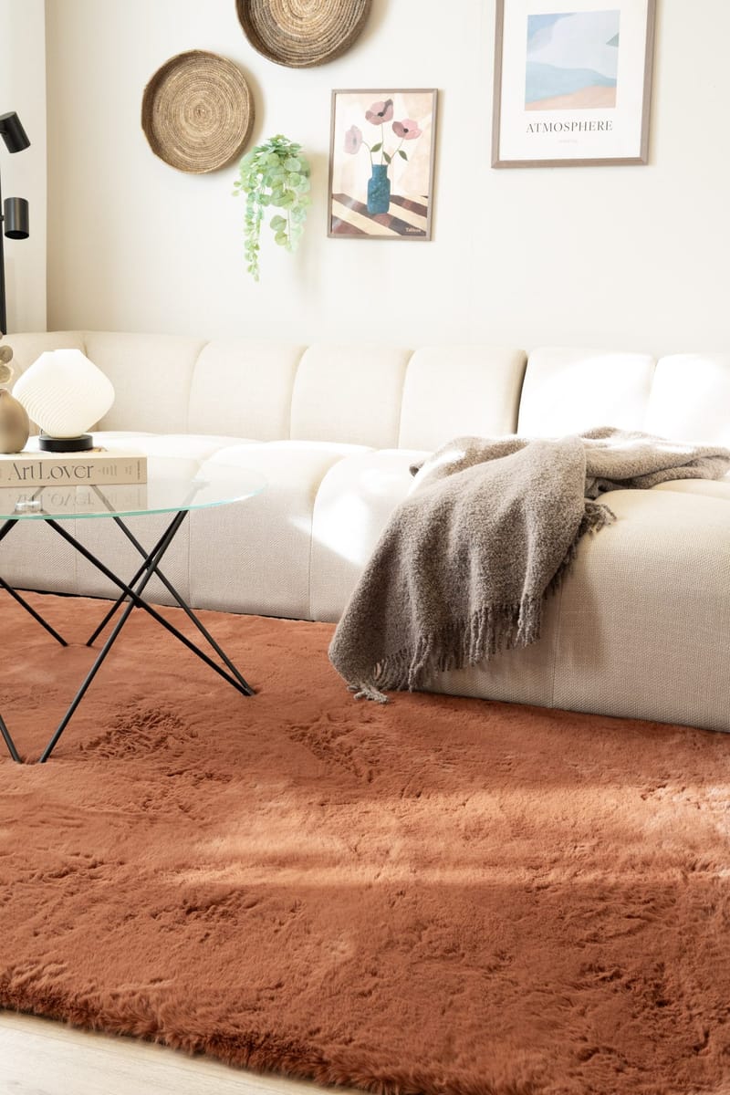 Maskinvevd teppe KM Home Heaven Deluxe 200x290 Rust - Rust - Tekstiler & tepper - Teppe & matte - Moderne matte - Wiltontepper