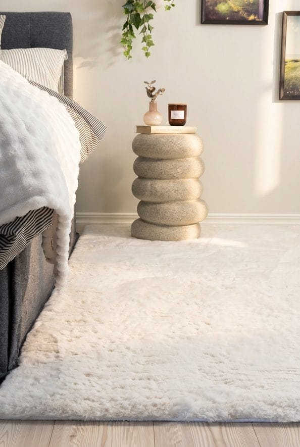 Maskinvevd teppe KM Home Heaven Deluxe 230x330 Creme - krem - Tekstiler & tepper - Teppe & matte - Moderne matte - Wiltontepper