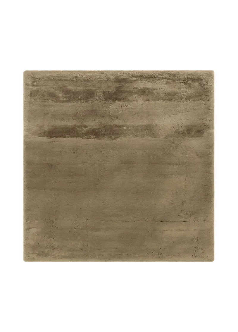 Maskinvevd teppe KM Home Heaven Deluxe KVADRAT 200x200 Olivengrønn, Olivengrønn