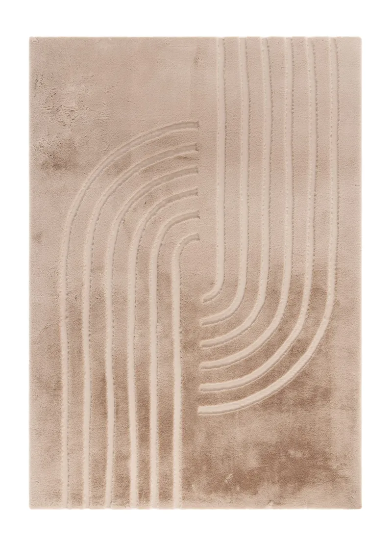 Maskinvevd teppe KM Home Heaven Modern 240x340 Taupe, Taupe