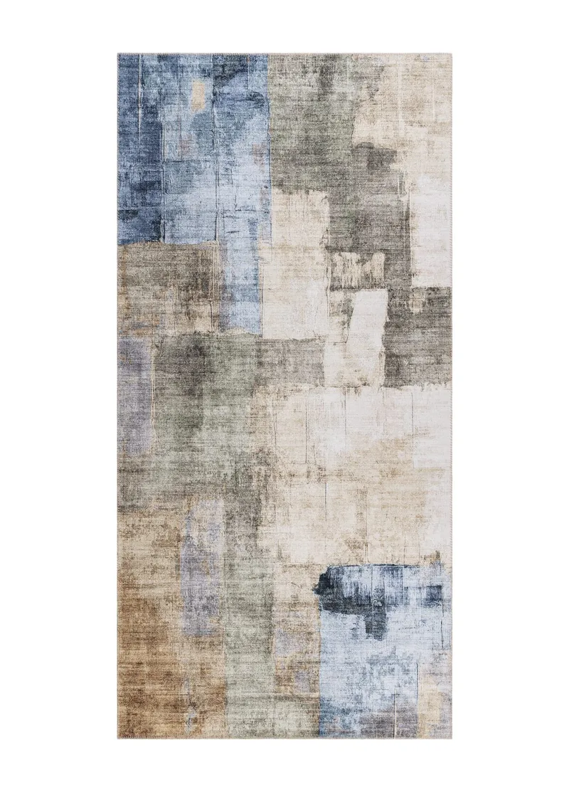 Maskinvevd teppe KM Home Nevada Vintage 80x150 cm Grønn, Grønn
