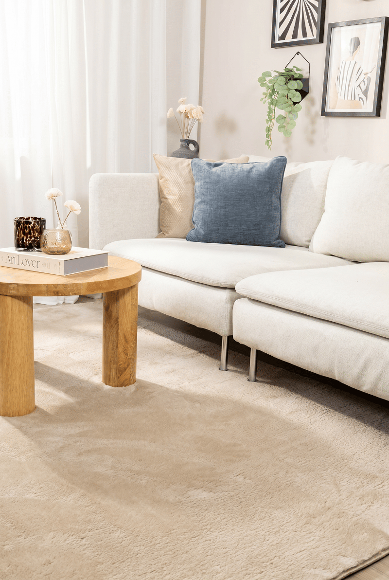 Maskinvevd teppe KM Home Tender 160x230 Lin - Lin - Tekstiler & tepper - Teppe & matte - Moderne matte - Wiltontepper