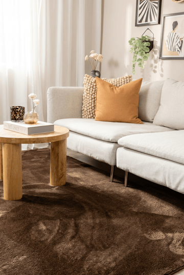 Maskinvevd teppe KM Home Tender 200x290 Sjokolade - sjokolade - Tekstiler & tepper - Teppe & matte - Moderne matte - Wiltontepper