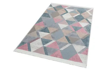 Matte AR 10 - Blå, Rosa - Blå/Rosa/Beige/Grå/Bomull - Tekstiler & tepper - Teppe & matte - Moderne matte - Wiltontepper