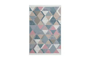 Matte AR 10 - Blå, Rosa - Blå/Rosa/Beige/Grå/Bomull - Tekstiler & tepper - Teppe & matte - Moderne matte - Wiltontepper