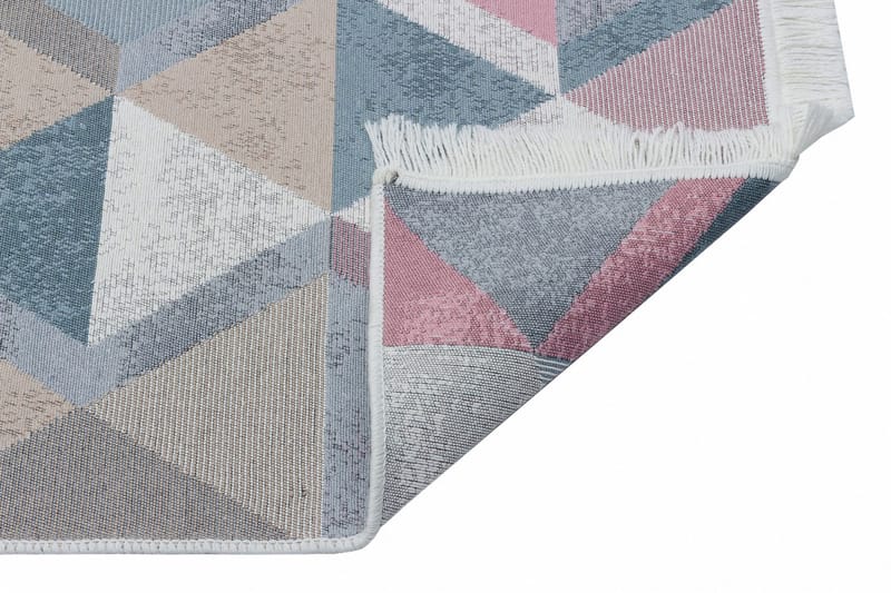 Matte AR 10 - Blå, Rosa - Blå/Rosa/Beige/Grå/Bomull - Tekstiler & tepper - Teppe & matte - Moderne matte - Wiltontepper